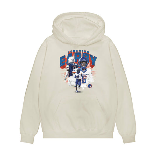 Boise State - NCAA Football : Jeremiah Earby - Collage Premium Hooded Sweatshirt-0
