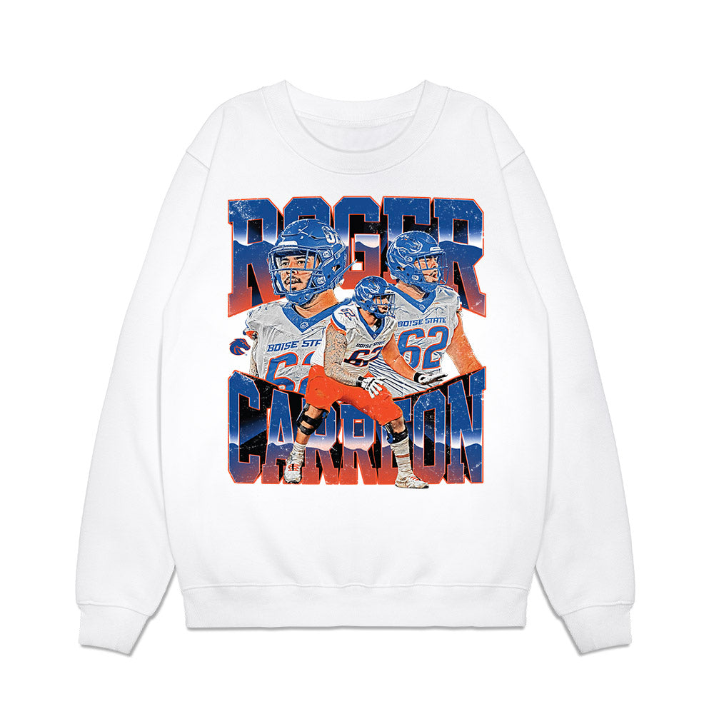 Boise State - NCAA Football : Roger Carreon - Collage Premium Crewneck Sweatshirt-0