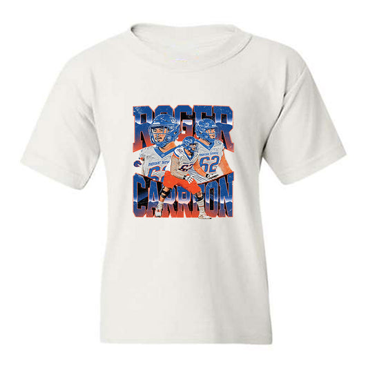 Boise State - NCAA Football : Roger Carreon - Collage Youth T-Shirt-0