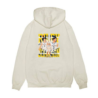 AU - NCAA Men's Basketball : Riley Johnson - Collage Premium Hooded Sweatshirt-1