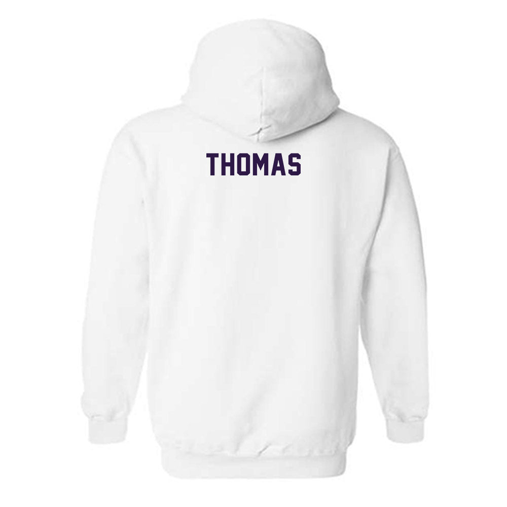 Kansas State - NCAA Women's Track & Field : Tesia Thomas - Classic Shersey Hooded Sweatshirt-1