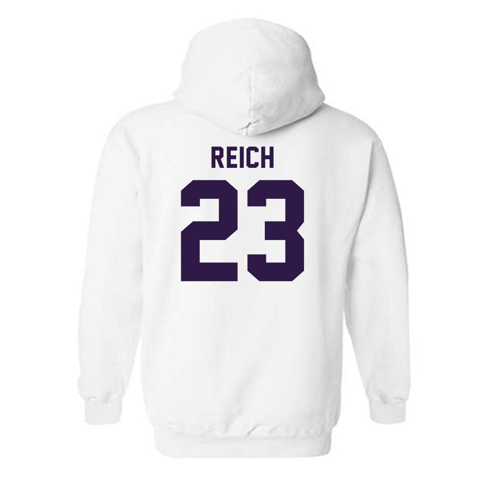Kansas State - NCAA Baseball : Jonah Reich - Classic Shersey Hooded Sweatshirt-1