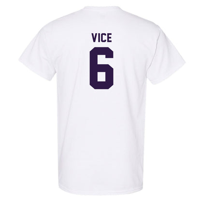 Kansas State - NCAA Men's Basketball : Brock Vice - Classic Shersey T-Shirt-1