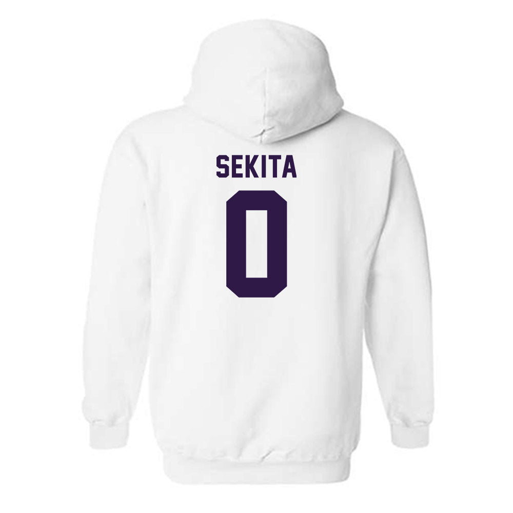 Kansas State - NCAA Women's Volleyball : Fuka Sekita - Classic Shersey Hooded Sweatshirt-1
