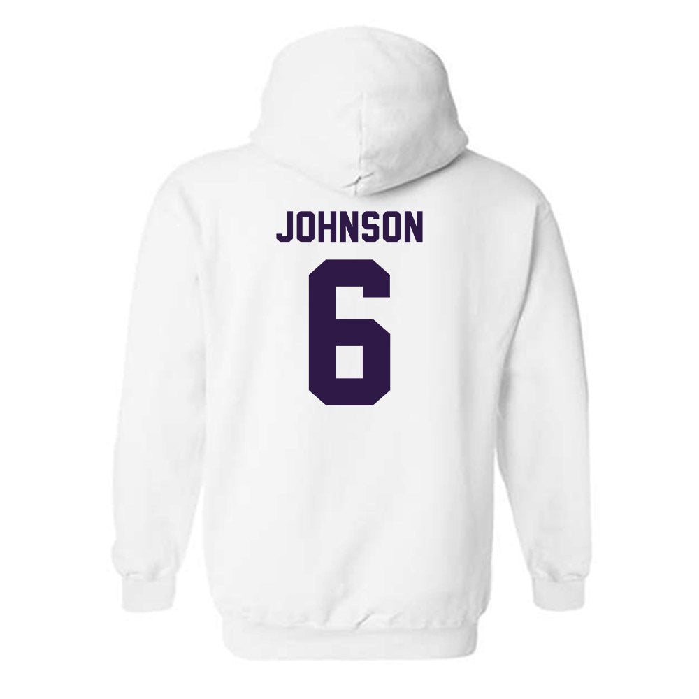 Kansas State - NCAA Men's Basketball : Marcus Johnson - Classic Shersey Hooded Sweatshirt-1