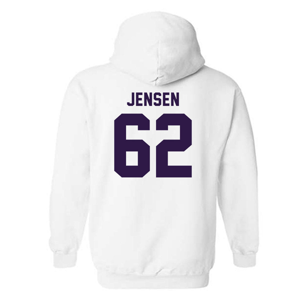 Kansas State - NCAA Football : Jordan Jensen - Classic Shersey Hooded Sweatshirt-1