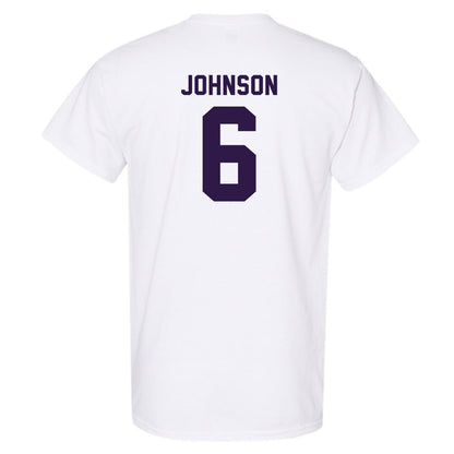 Kansas State - NCAA Men's Basketball : Marcus Johnson - Classic Shersey T-Shirt-1