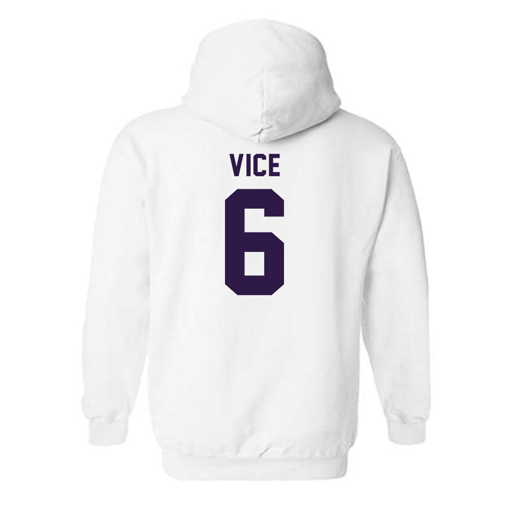 Kansas State - NCAA Men's Basketball : Brock Vice - Classic Shersey Hooded Sweatshirt-1