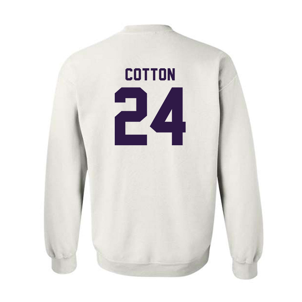 Kansas State - NCAA Women's Basketball : Jenessa Cotton - Classic Shersey Crewneck Sweatshirt-1