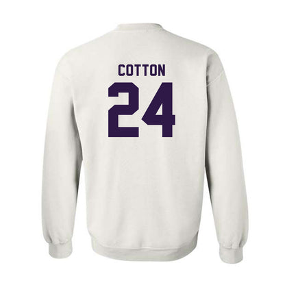 Kansas State - NCAA Women's Basketball : Jenessa Cotton - Classic Shersey Crewneck Sweatshirt-1
