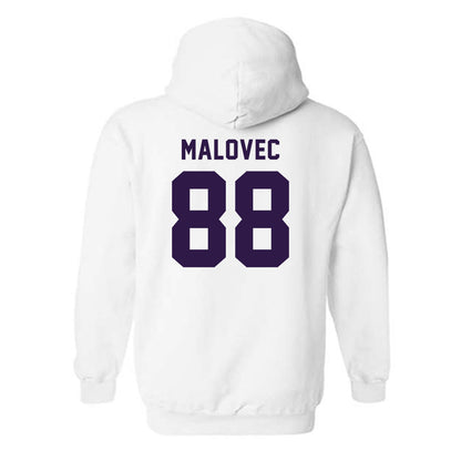 Kansas State - NCAA Men's Basketball : Timotej Malovec - Classic Shersey Hooded Sweatshirt-1