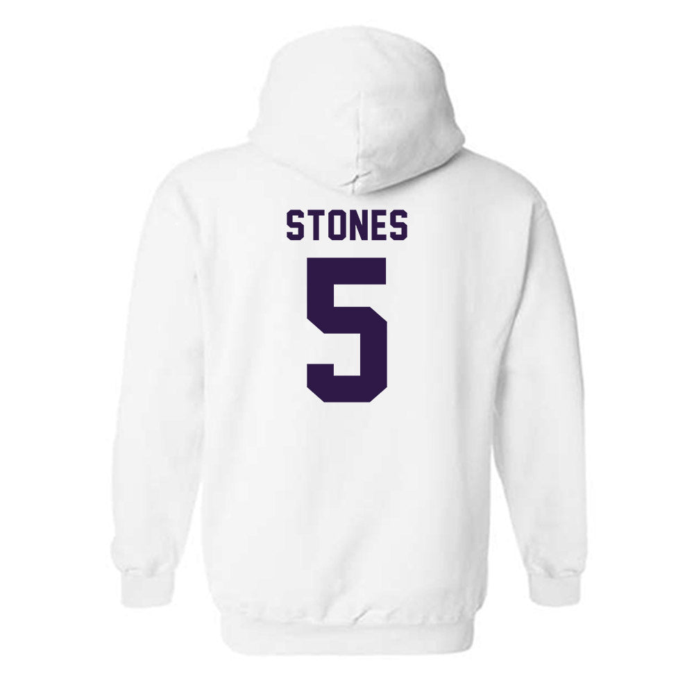 Kansas State - NCAA Women's Volleyball : Avery Stones - Classic Shersey Hooded Sweatshirt-1