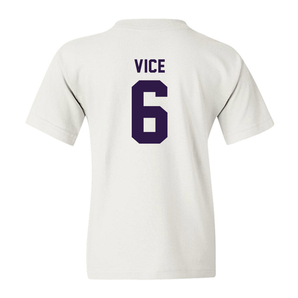 Kansas State - NCAA Men's Basketball : Brock Vice - Classic Shersey Youth T-Shirt-1