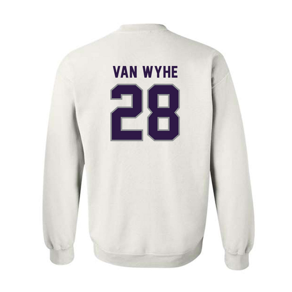 Kansas State - NCAA Football : Rex Van Wyhe - Sports Shersey Crewneck Sweatshirt-1