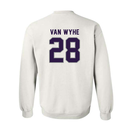 Kansas State - NCAA Football : Rex Van Wyhe - Sports Shersey Crewneck Sweatshirt-1