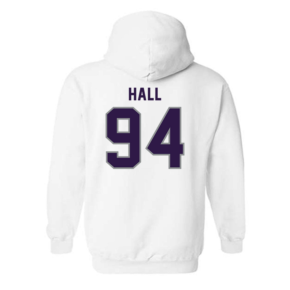 Kansas State - NCAA Football : Kingston Hall - Sports Shersey Hooded Sweatshirt-1