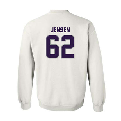 Kansas State - NCAA Football : Jordan Jensen - Sports Shersey Crewneck Sweatshirt-1