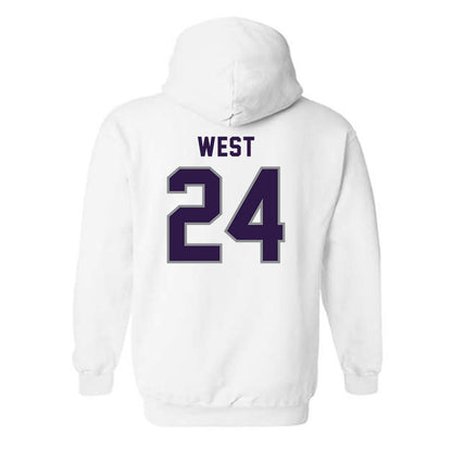 Kansas State - NCAA Football : Tanner West - Sports Shersey Hooded Sweatshirt-1