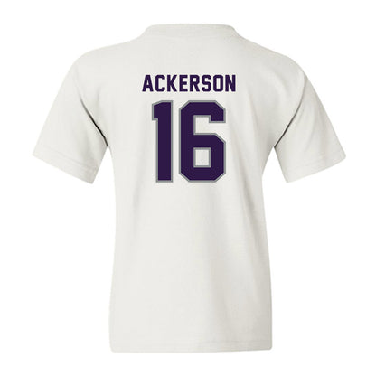 Kansas State - NCAA Football : Dj Ackerson - Sports Shersey Youth T-Shirt-1
