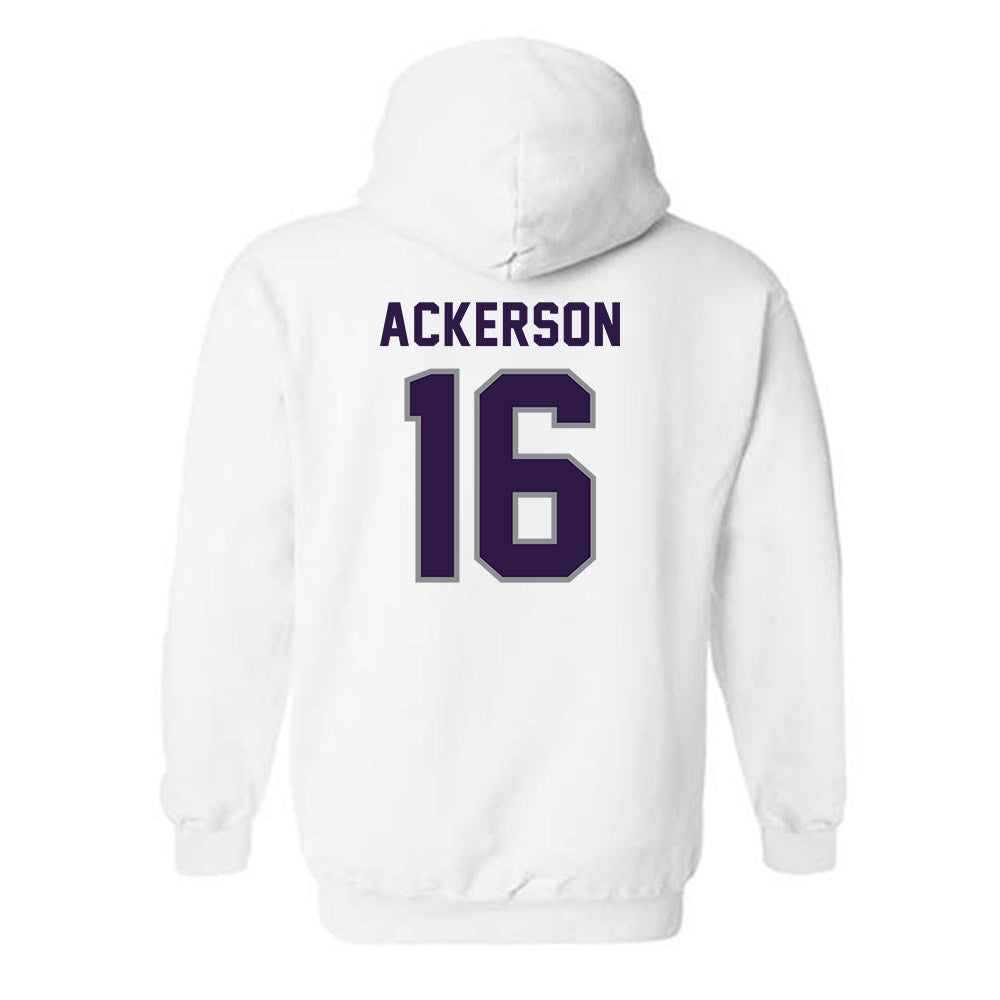 Kansas State - NCAA Football : Dj Ackerson - Sports Shersey Hooded Sweatshirt-1