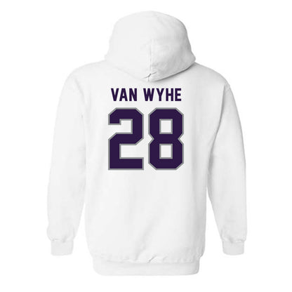 Kansas State - NCAA Football : Rex Van Wyhe - Sports Shersey Hooded Sweatshirt-1