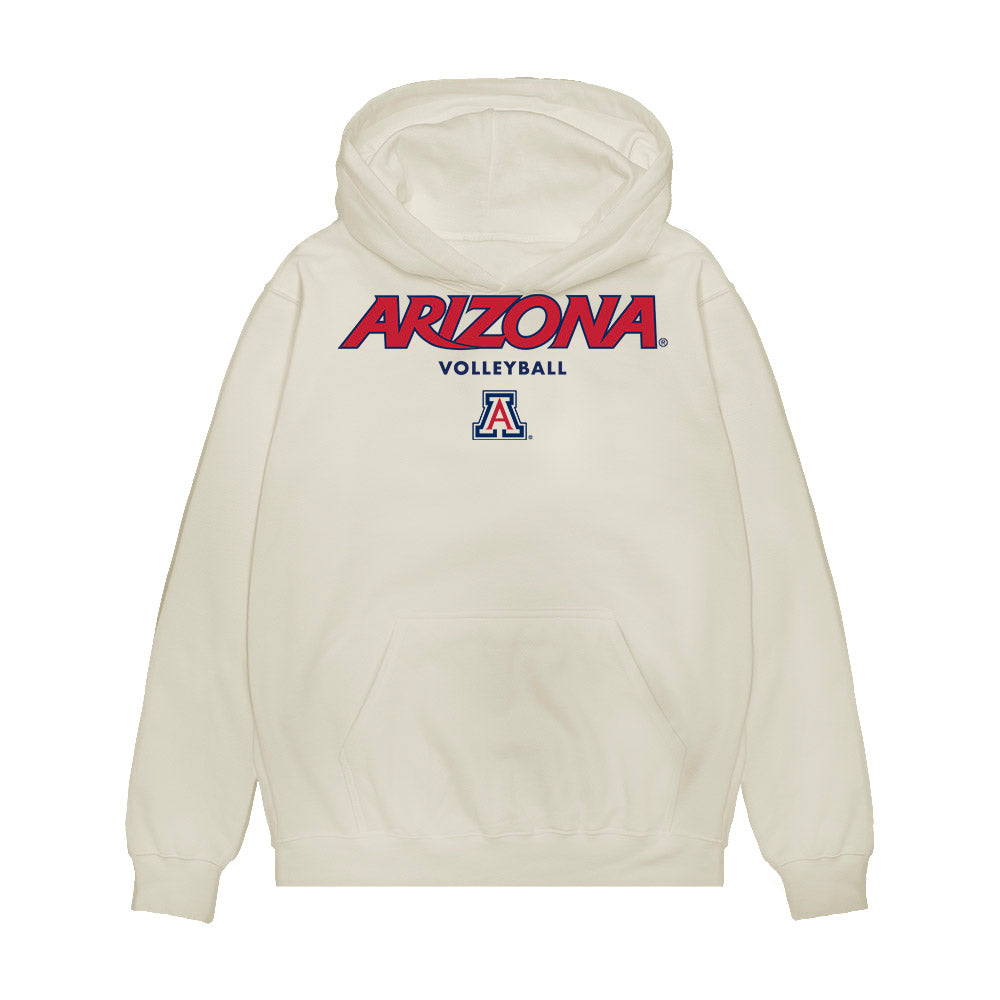 Arizona - NCAA Women's Volleyball : - Team Caricature Premium Hooded Sweatshirt-0