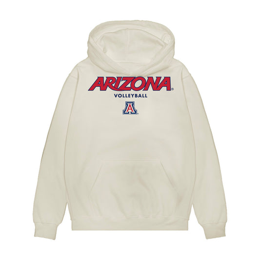 Arizona - NCAA Women's Volleyball : - Team Caricature Premium Hooded Sweatshirt-0