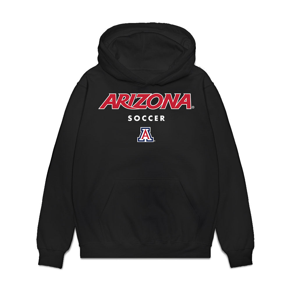 Arizona - NCAA Women's Soccer : - Team Caricature Premium Hooded Sweatshirt-0