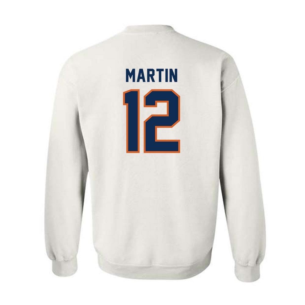 Wheaton IL - NCAA Men's Basketball : Devin Martin - Classic Shersey Crewneck Sweatshirt-1