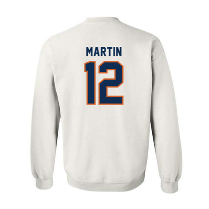 Wheaton IL - NCAA Men's Basketball : Devin Martin - Classic Shersey Crewneck Sweatshirt-1