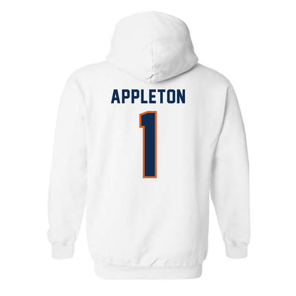 Wheaton IL - NCAA Men's Basketball : Cody Appleton - Classic Shersey Hooded Sweatshirt-1