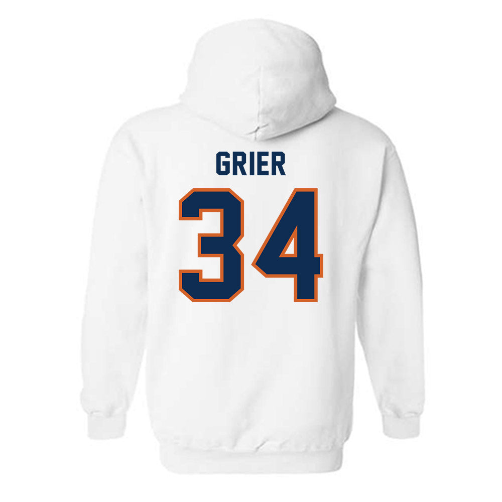 Wheaton IL - NCAA Men's Basketball : Carson Grier - Classic Shersey Hooded Sweatshirt-1