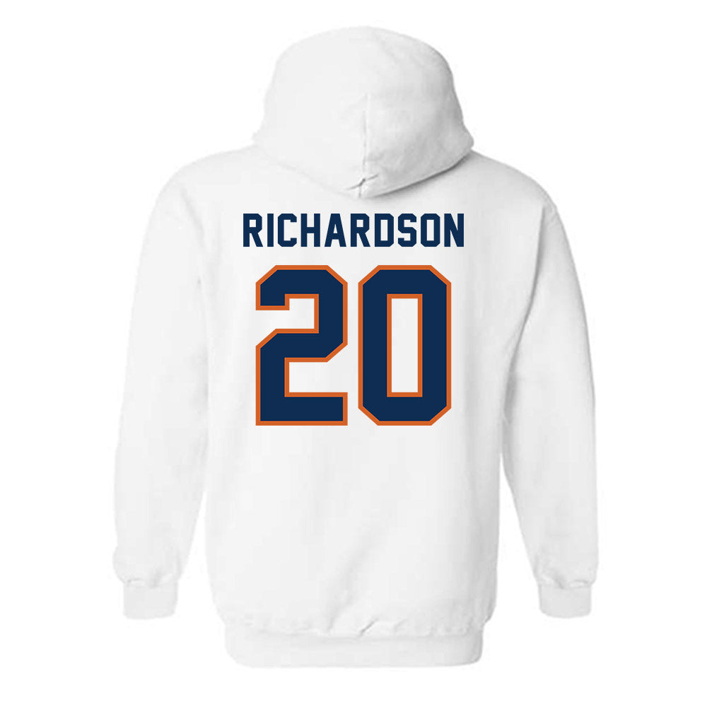 Wheaton IL - NCAA Men's Basketball : Soren Richardson - Classic Shersey Hooded Sweatshirt-1