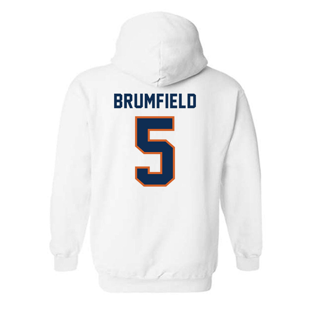 Wheaton IL - NCAA Men's Basketball : Noah Brumfield - Classic Shersey Hooded Sweatshirt-1