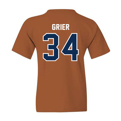 Wheaton IL - NCAA Men's Basketball : Carson Grier - Classic Shersey Youth T-Shirt-1