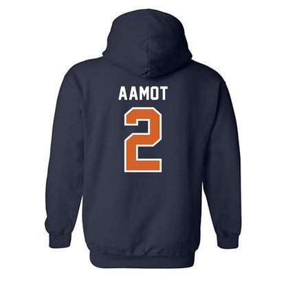 Wheaton IL - NCAA Men's Soccer : Beck Aamot - Classic Shersey Hooded Sweatshirt-1
