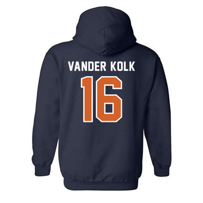 Wheaton IL - NCAA Men's Soccer : Luke Vander Kolk - Classic Shersey Hooded Sweatshirt-1