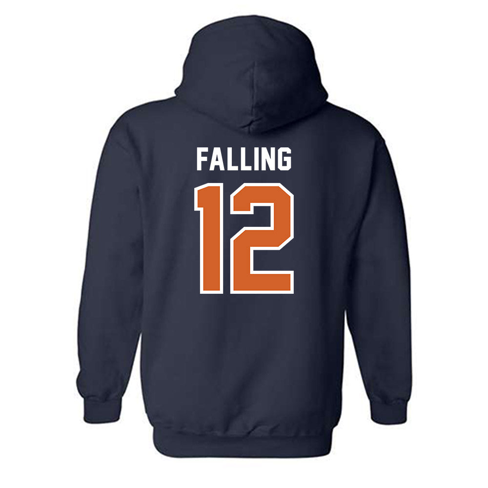 Wheaton IL - NCAA Men's Soccer : Cooper Falling - Classic Shersey Hooded Sweatshirt-1