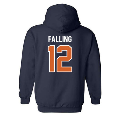 Wheaton IL - NCAA Men's Soccer : Cooper Falling - Classic Shersey Hooded Sweatshirt-1