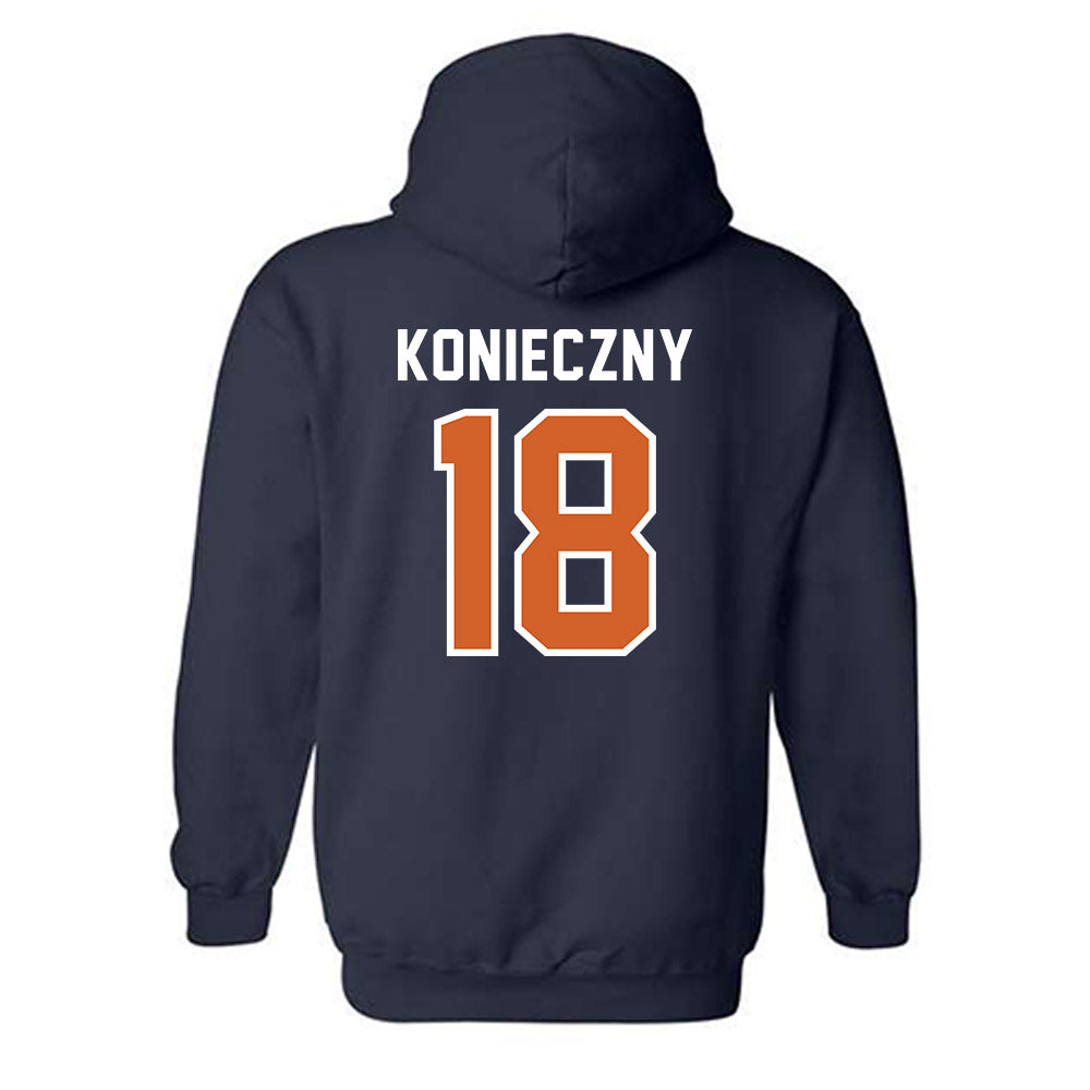 Wheaton IL - NCAA Men's Soccer : Chris Konieczny - Classic Shersey Hooded Sweatshirt-1