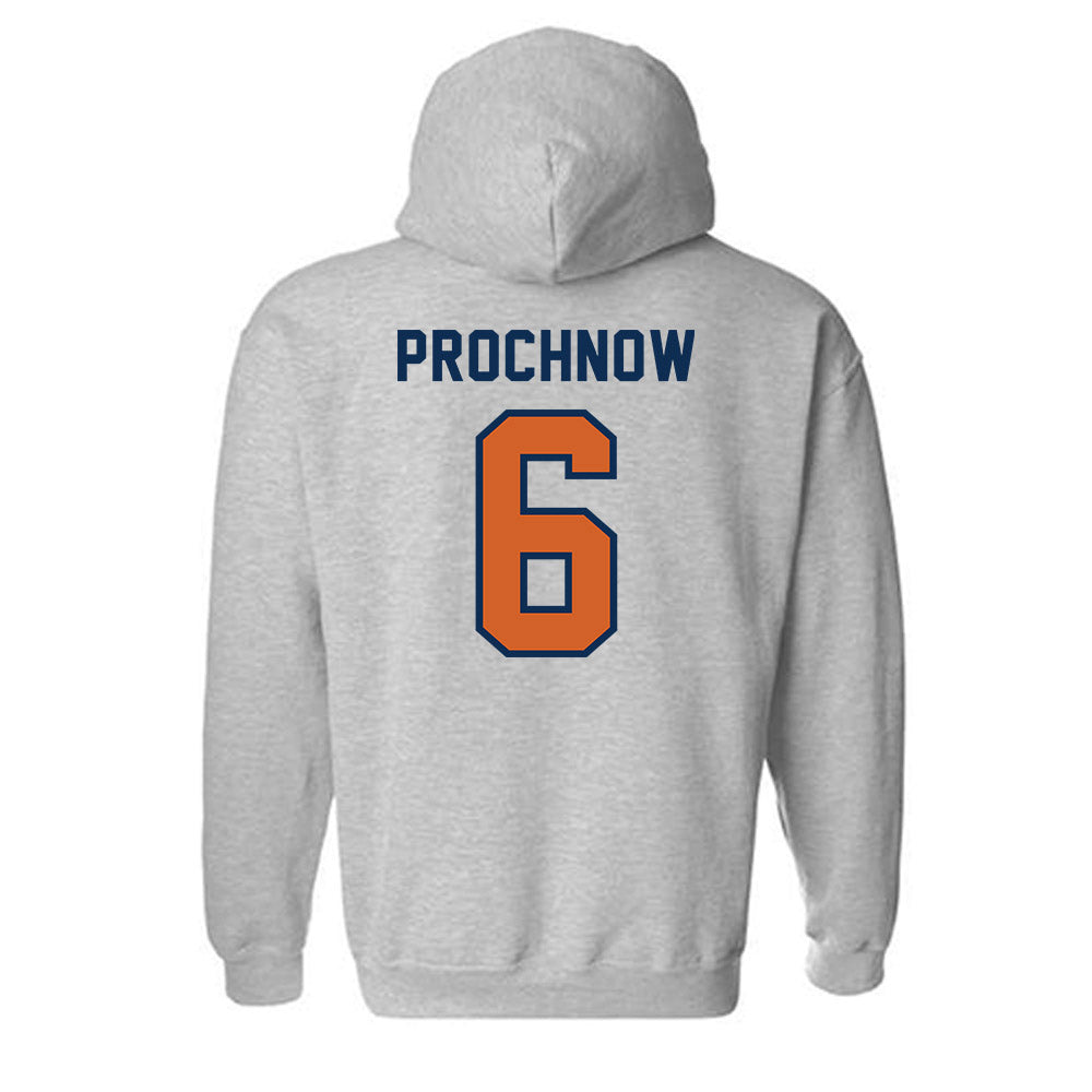 Wheaton IL - NCAA Men's Soccer : Brody Prochnow - Classic Shersey Hooded Sweatshirt-1