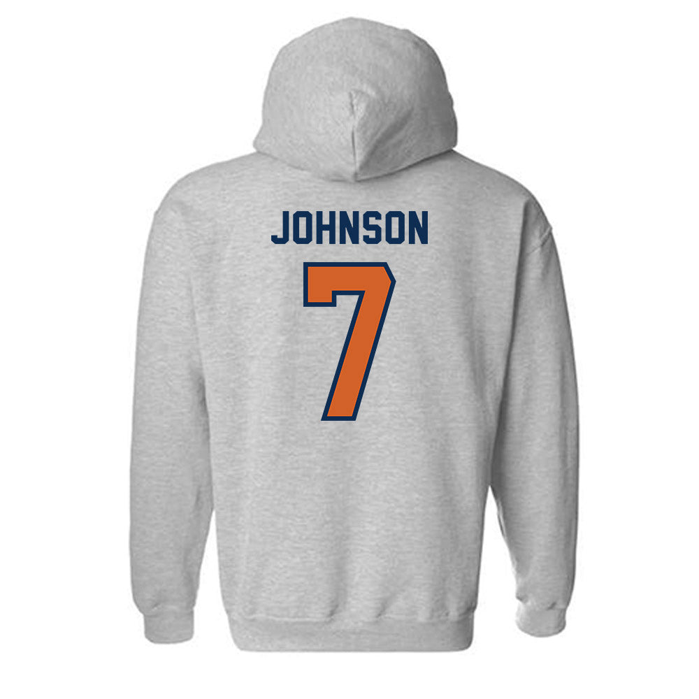 Wheaton IL - NCAA Men's Soccer : Kyle Johnson - Classic Shersey Hooded Sweatshirt-1