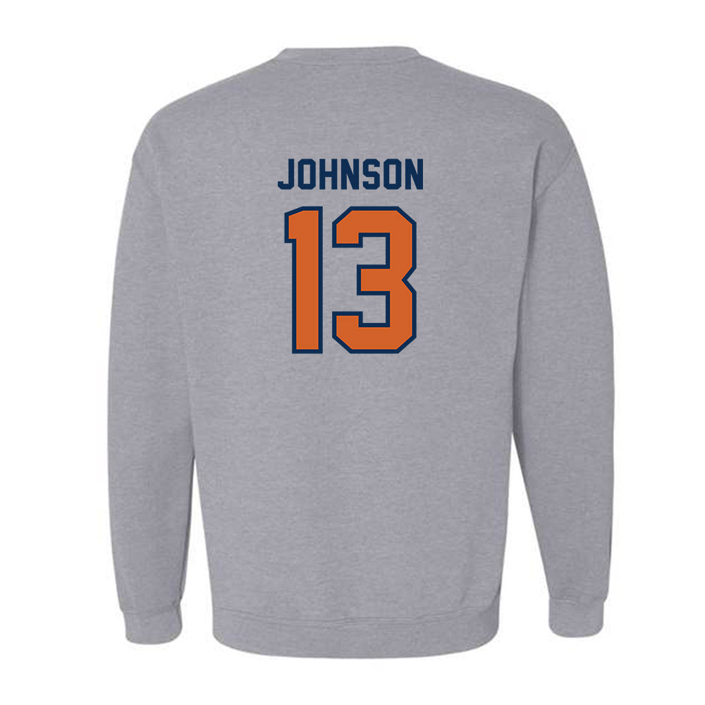 Wheaton IL - NCAA Men's Soccer : Patton Johnson - Classic Shersey Crewneck Sweatshirt-1
