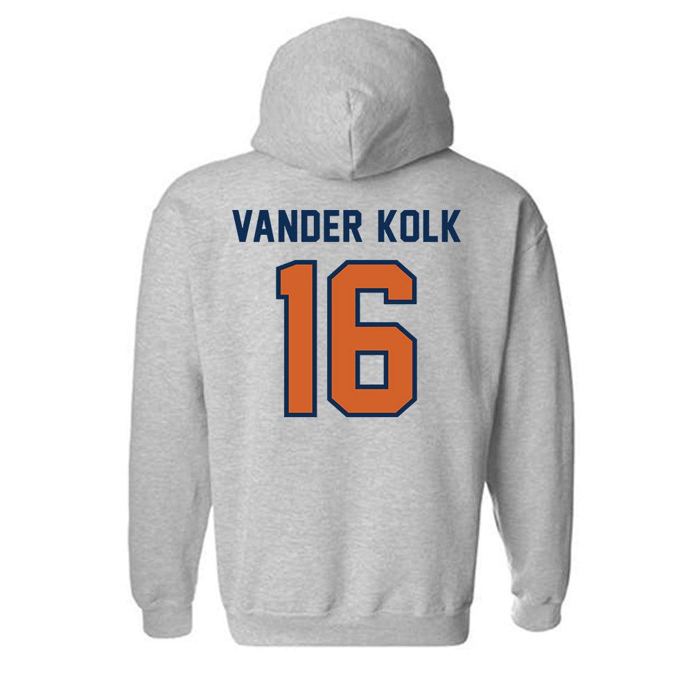 Wheaton IL - NCAA Men's Soccer : Luke Vander Kolk - Classic Shersey Hooded Sweatshirt-1