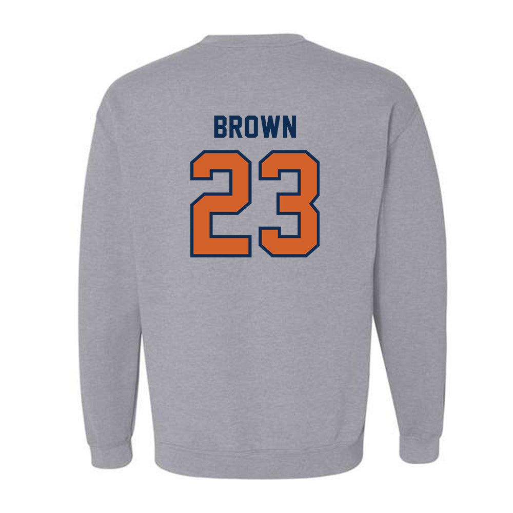 Wheaton IL - NCAA Men's Soccer : Sam Brown - Classic Shersey Crewneck Sweatshirt-1