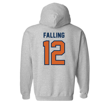 Wheaton IL - NCAA Men's Soccer : Cooper Falling - Classic Shersey Hooded Sweatshirt-1