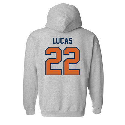 Wheaton IL - NCAA Men's Soccer : Isaac Lucas - Classic Shersey Hooded Sweatshirt-1