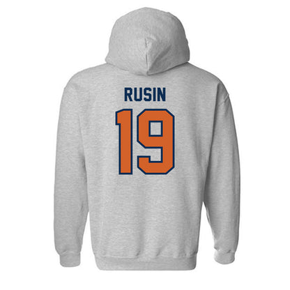 Wheaton IL - NCAA Men's Soccer : Craig Rusin - Classic Shersey Hooded Sweatshirt-1