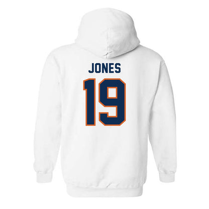 Wheaton IL - NCAA Football : Malachi Jones - Classic Shersey Hooded Sweatshirt-1