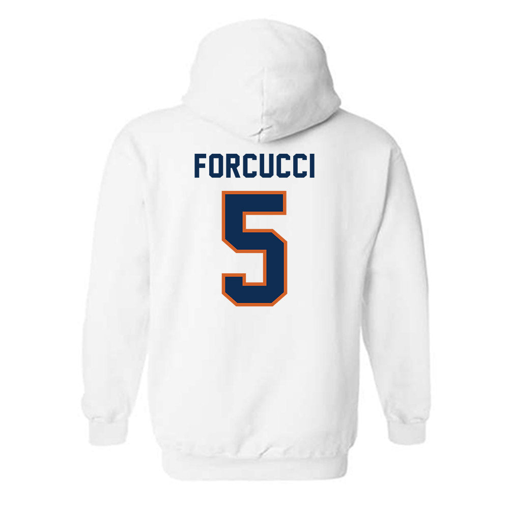 Wheaton IL - NCAA Football : Mark Forcucci - Classic Shersey Hooded Sweatshirt-1